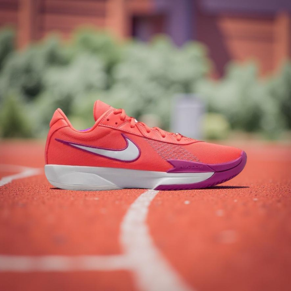 Nike GT Cut Academy Mens 8 Basketball Shoes Orange Purple Performance Sneakers